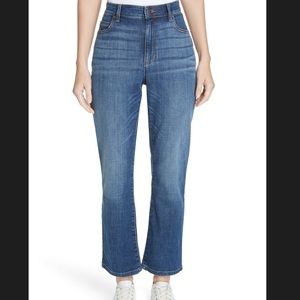 NWT Eileen Fisher High Rise Ankle Boot Jeans